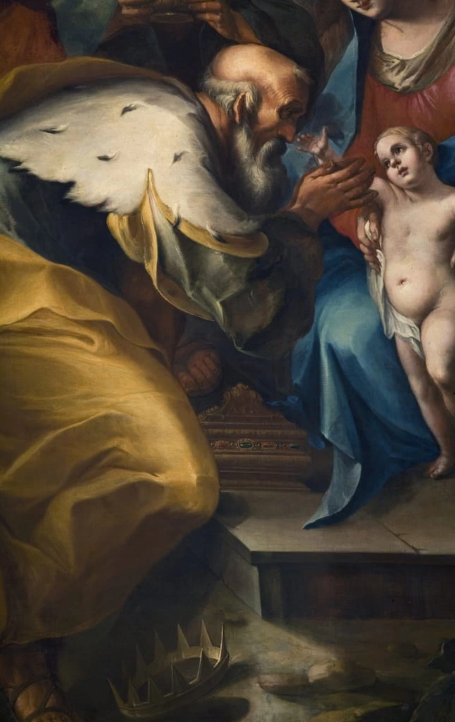 Adorazione dei Magi - Chiesa di San Vittore al Corpo, Milano, dettaglio